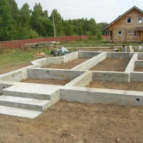 Размеры фундамента под дом из бруса. 11