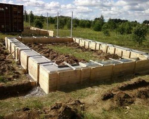 Дешевый фундамент для гаража. 