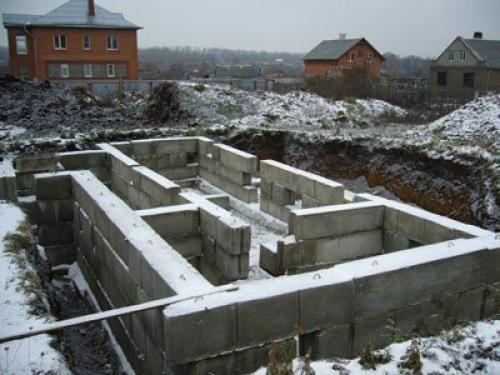 Фундамент под дом. Виды ленточного фундамента