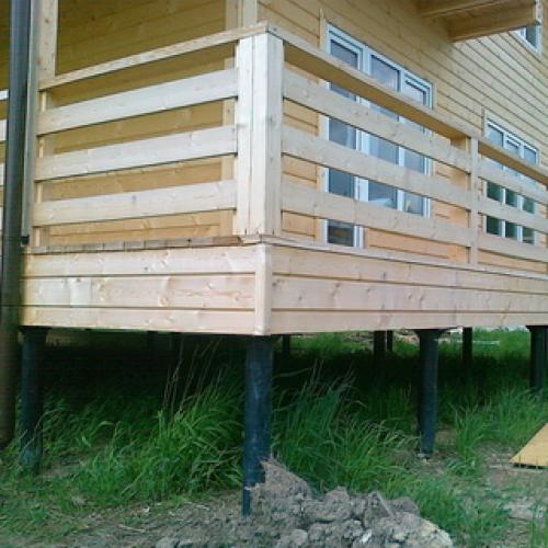 Размеры фундамента под дом из бруса. 12