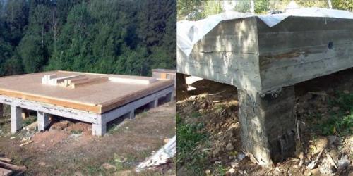 Фундамент на склоне под гараж. Как выбрать фундамент для отдельного гаража на склоне 11