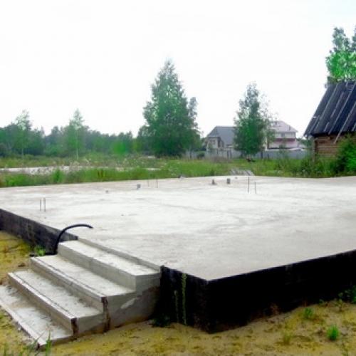 Размеры фундамента под дом из бруса. 13