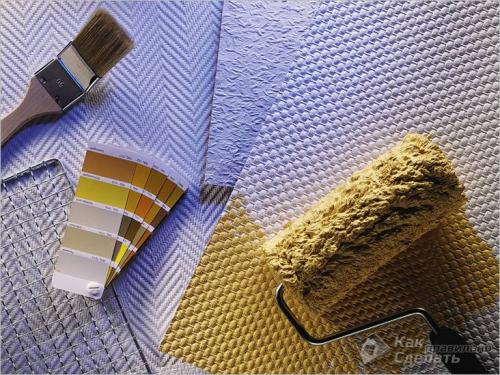 Как покрасить стеклообои под покраску. Подходящие краски 02