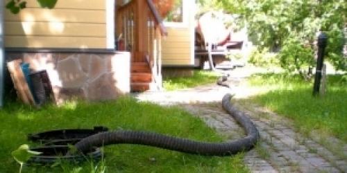 Канализация из бетонных колец. Двухкамерные 02