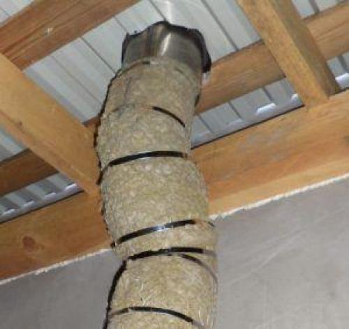 Чем обмотать трубу дымохода металлическую. Чем изолировать металлическую трубу дымохода – делаем короб и другие способы