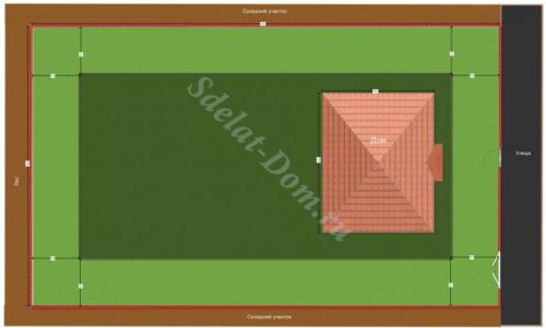 Готовые проекты участков 15 соток. Постройки на участке 01 Готовые проекты участков 15 соток. Постройки на участке 01