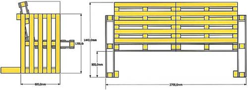 Скамейка со спинкой своими руками из металла чертежи. Фото садовых скамеек: какие материалы подойдут