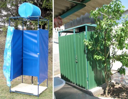 Чертеж летнего душа из металла. Летний душ –, как построить для дачи своими руками? Идеи, чертежи и лучшие проекты (85 фото)