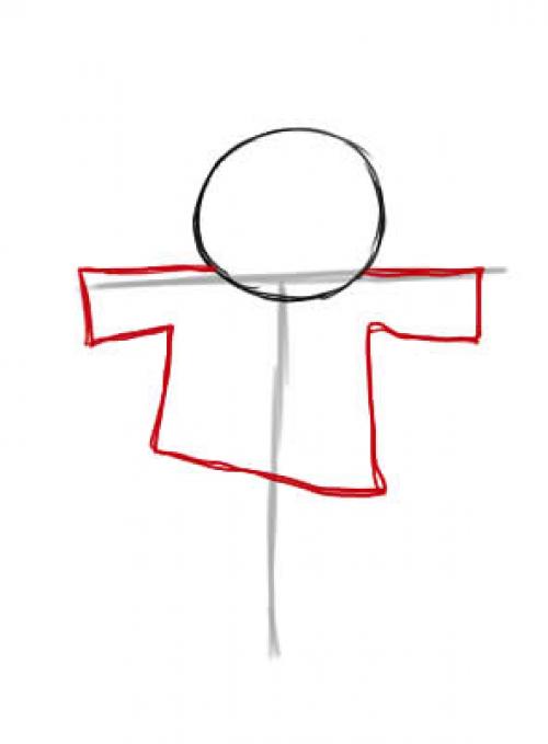 Картинка чучело для детей. Как нарисовать чучело или пугало