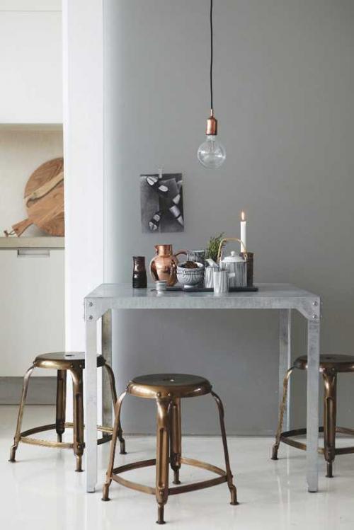 Медь и розовый в скандинавском дизайне 08