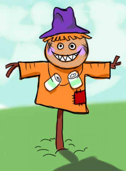 Картинка чучело для детей. Как нарисовать чучело или пугало