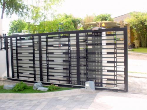 Дизайн ворота откатные ворота. Откатные ворота: монтаж, архитектура и дизайн. 83 фото лучших идей