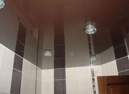 Как можно сделать потолок в своем доме. Натяжное полотно 12