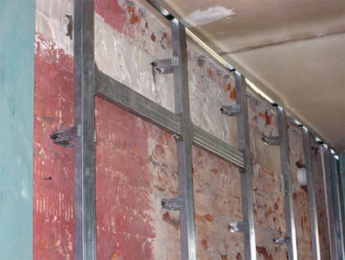 Обрешетка для гипсокартона. Материал каркаса