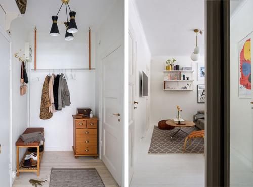 Душевный интерьер небольшой квартиры в Стокгольме (40 кв. м) 06