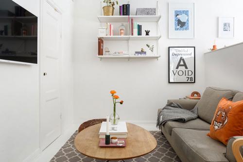 Душевный интерьер небольшой квартиры в Стокгольме (40 кв. м) 04