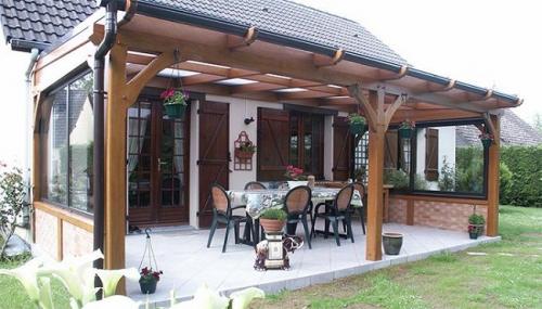 Пристроить веранду к дачному домику. Проекты террас пристроенных к дому