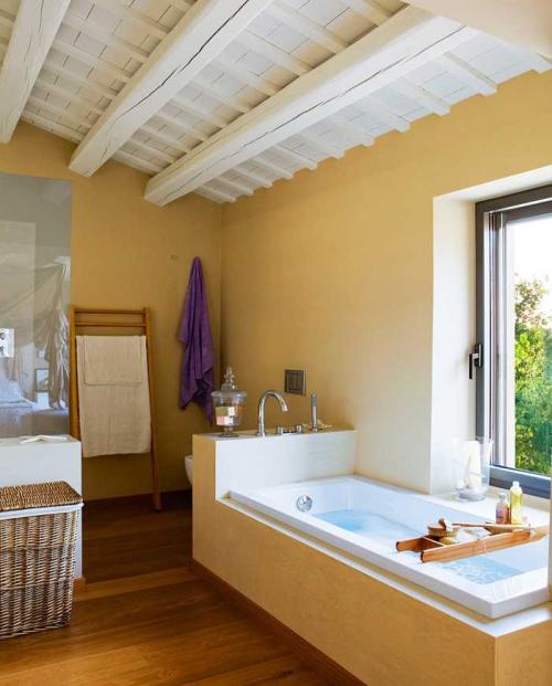 Ванная, совмещенная со спальней 05