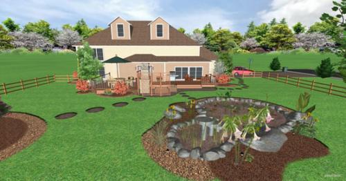 Готовые проекты ландшафтного дизайна участка 10 соток. Участок 10 соток: идеи дизайна, варианты зонирования и особенности размещения основных элементов и строений (115 фото + видео) 22 Готовые проекты ландшафтного дизайна участка 10 соток. Участок 10 соток: идеи дизайна, варианты зонирования и особенности размещения основных элементов и строений (115 фото + видео) 22