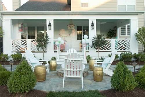 Летняя веранда в нежных тонах 09