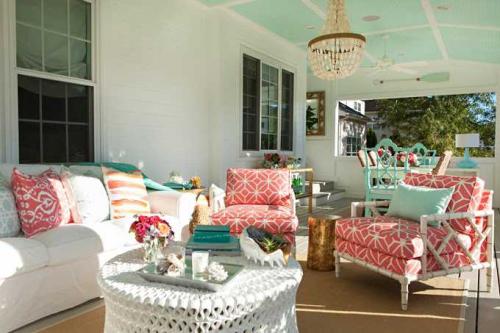 Летняя веранда в нежных тонах 08