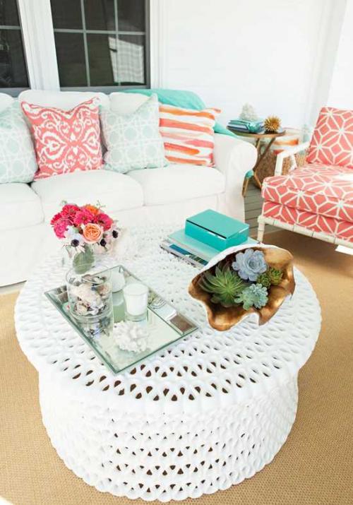 Летняя веранда в нежных тонах 07