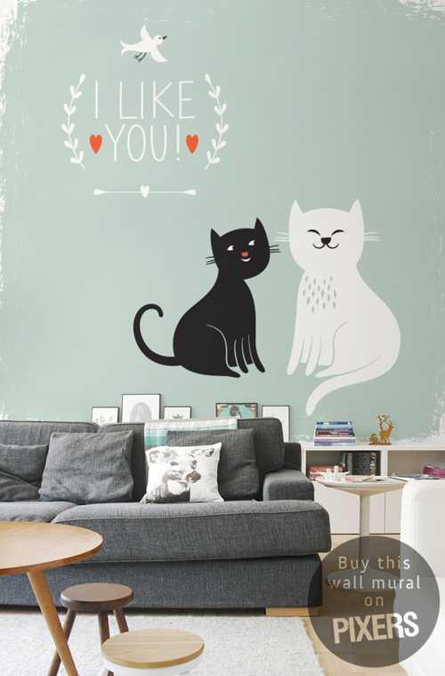 Порция настенных вдохновений от Pixers 08