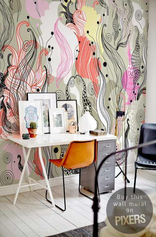 Порция настенных вдохновений от Pixers 10