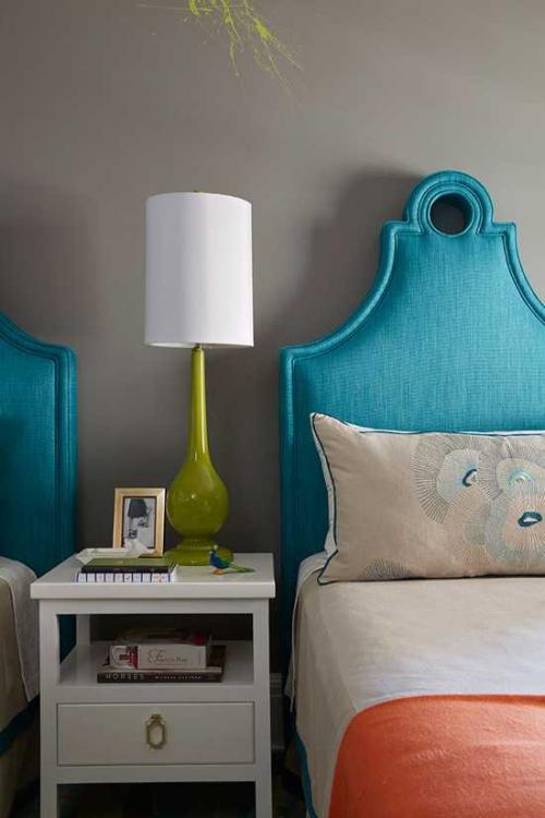 Красивые оттенки в оформлении детской 01