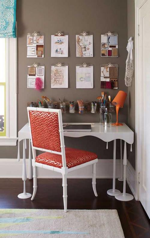 Красивые оттенки в оформлении детской 09