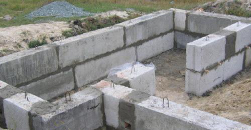 Как построить фундамент из блоков. Что такое блоки под фундамент