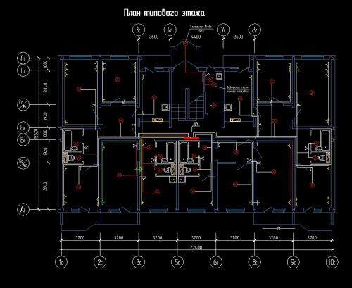 Схема проводки. Монтаж электропроводки закрытого и открытого типа 03