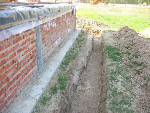 Дренаж вокруг дома и водоотведение на участке. Дренаж вокруг дома 13