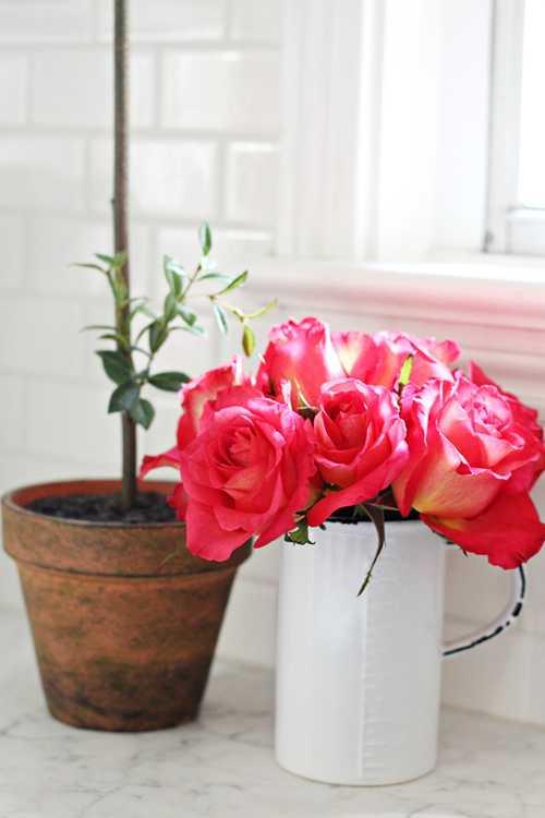 Уютная белоснежная кухня 09