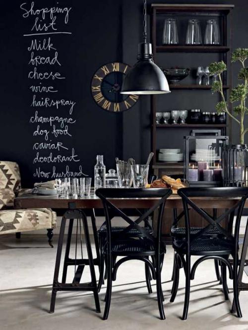 Черный цвет — отличный выбор для кухни! 01