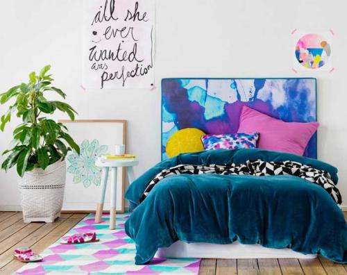 Стильные цветовые сочетания для спальни 12