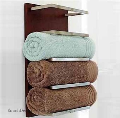 Варианты полочек для ванной комнаты 05