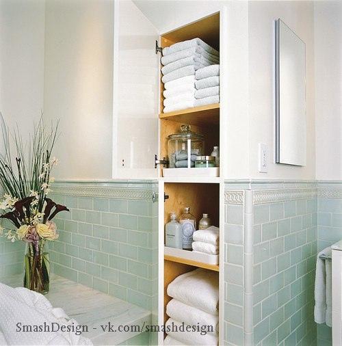 Варианты полочек для ванной комнаты 04