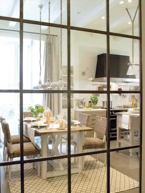 Кухня-столовая в стиле кантри. 01