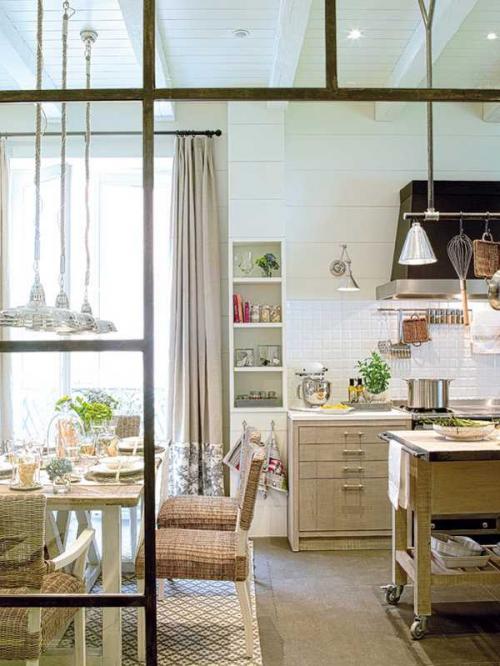 Кухня-столовая в стиле кантри. 05