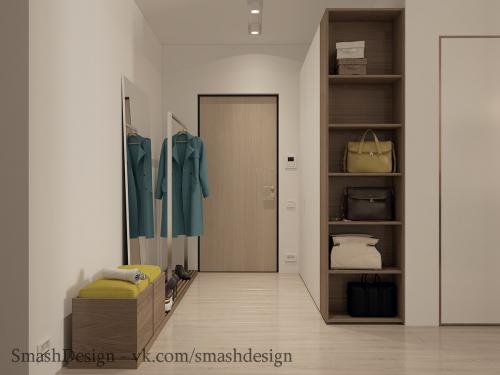 Прекрасный интерьер однокомнатной квартиры 01