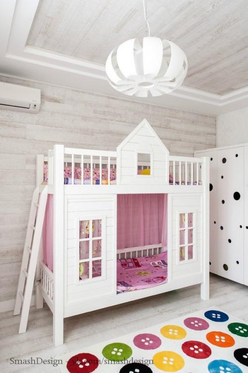 Домики в детской комнате 04
