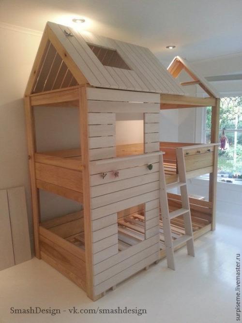 Домики в детской комнате 02