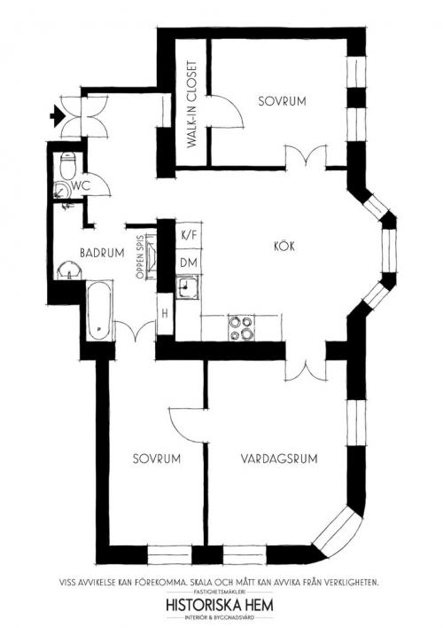 Скандинавская квартира с красочным декором 21