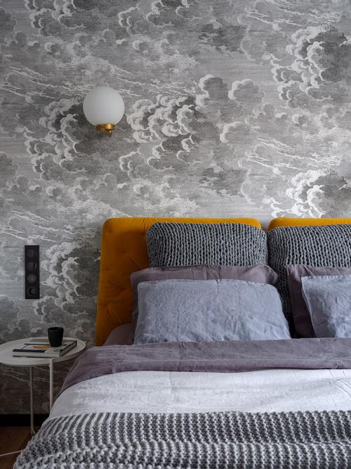 Квартира с интересными обоями в Москве (65 кв. м) 13