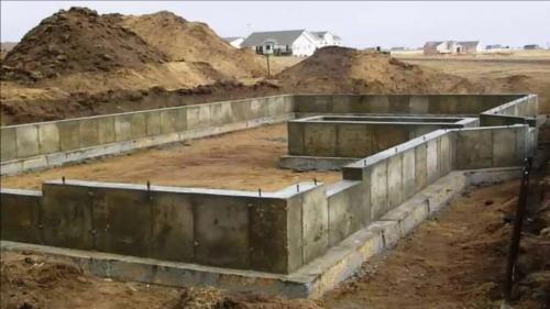 Щелевой фундамент для дома