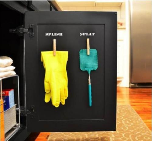 Порядок на маленькой кухне. 	На маленькой кухне необходимо задействовать нестандартные места хранения