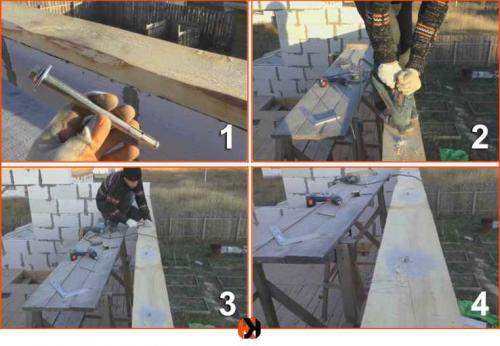 Стропильная система двухскатной крыши. Конструкция стропил для обустройства крыши с двумя скатами 05