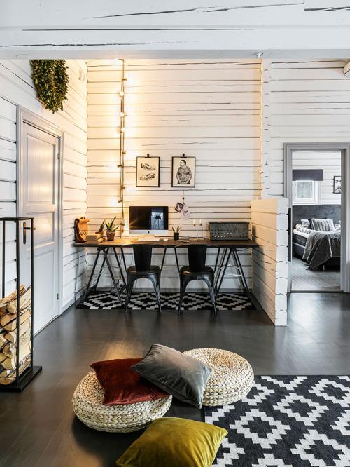 Семейный уют в бревенчатом домике 08