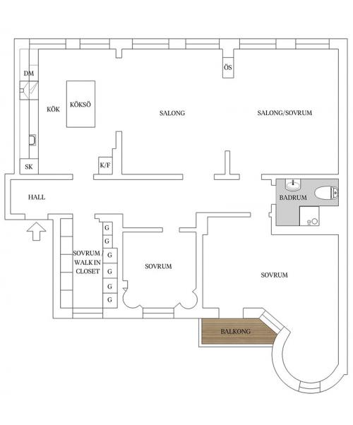 Квартира с уютной атмосферой 19